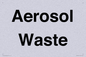 Aerosol Waste